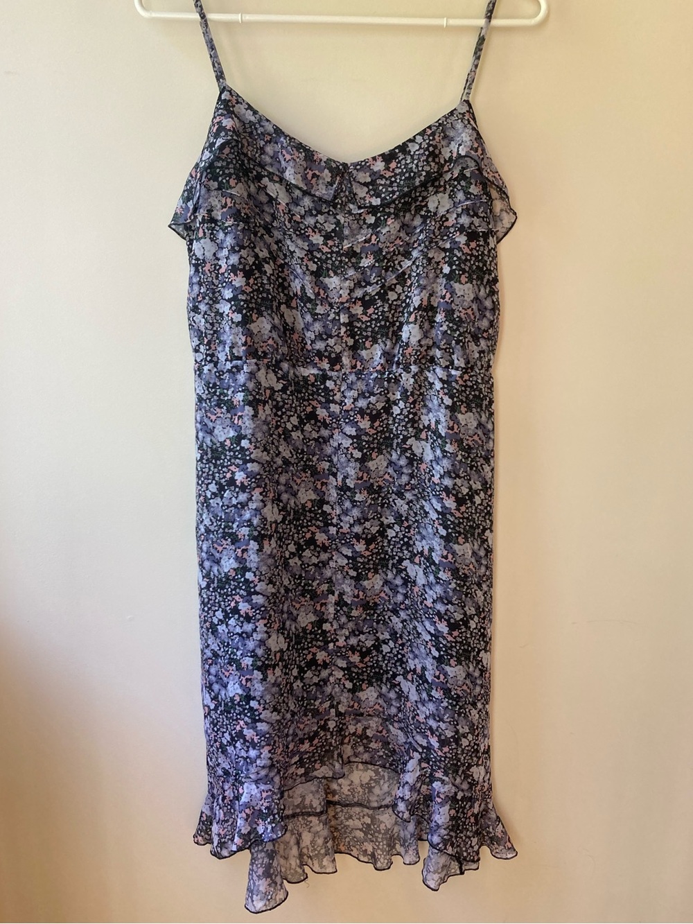 Gentle Fawn Floral High Low Ruffle Dress